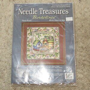 Counted Cross Stitch Nest and Eggs Kit - New